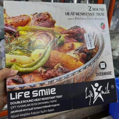 Life Smile duxovka uchun shisha idish 2 talik