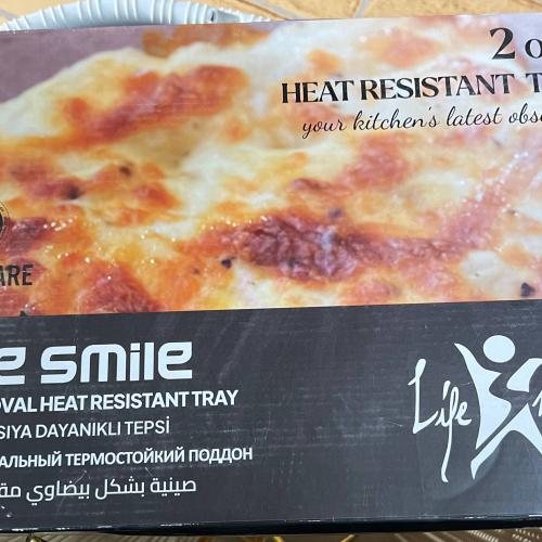 Life Smile duxovka uchun shisha idish oval 2talik