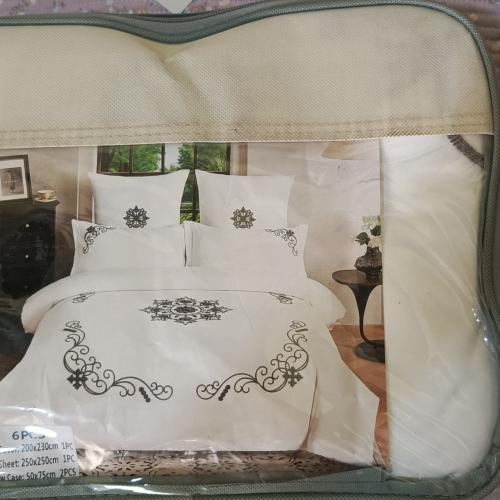 Choyshab 2 kishilik komplekt 6pcs oq