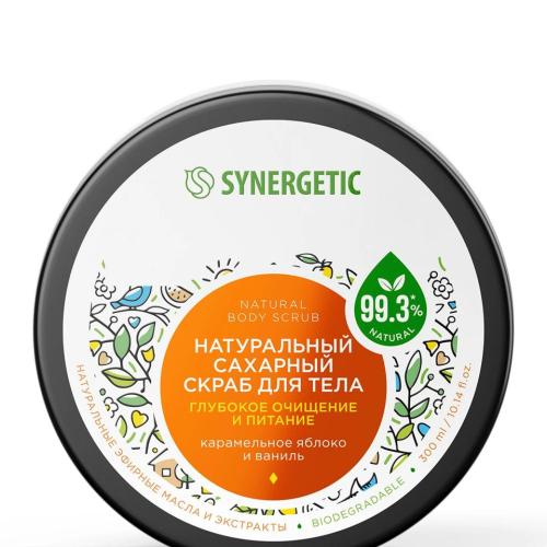 Synergetic shakarli skrab olma&vanil 300 ml