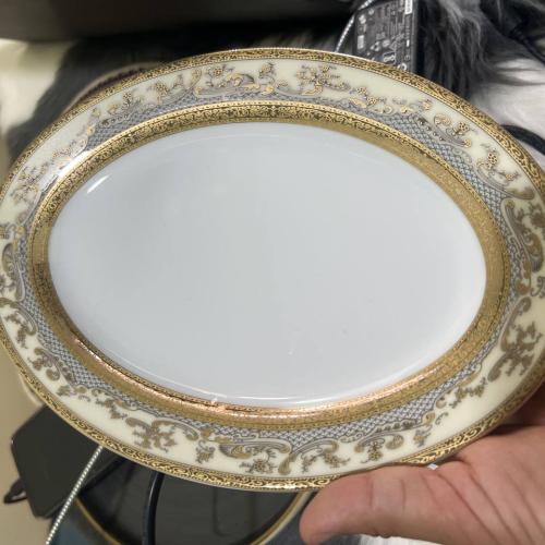 Oval tarelka 10sm