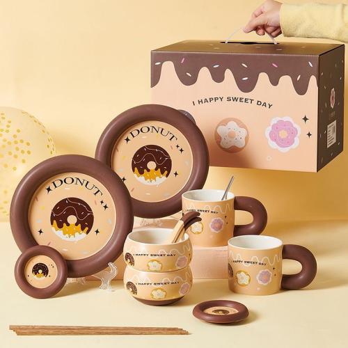 Donut bolalar idishlar to'plami 1635