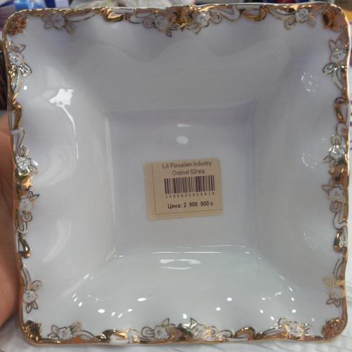 lili porcelain 62 talik idish to'plam