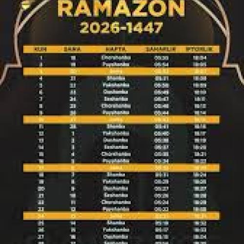 ramazon kalendar