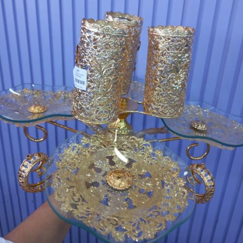 Svarovski 4 talik + qoshiqdon