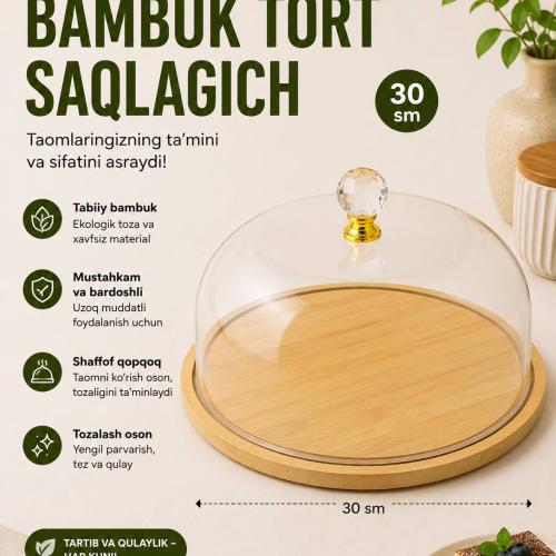 Xlebnitsa akril qopqoqli 30 sm DB-130-152