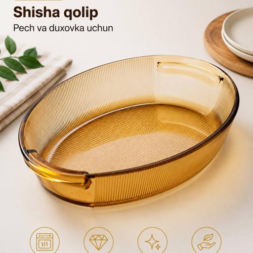 Shishali qolip duxovka uchun 3L #38054