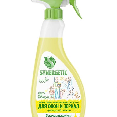 Synergetic oyna va derazalarni tozalash vositasi 0.5 litr (limon)